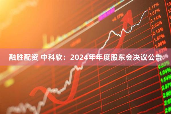 融胜配资 中科软：2024年年度股东会决议公告